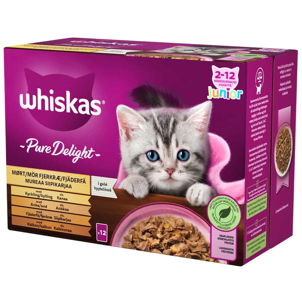 Whiskas Suosikit lajitelma kastikkeessa 12x85g 